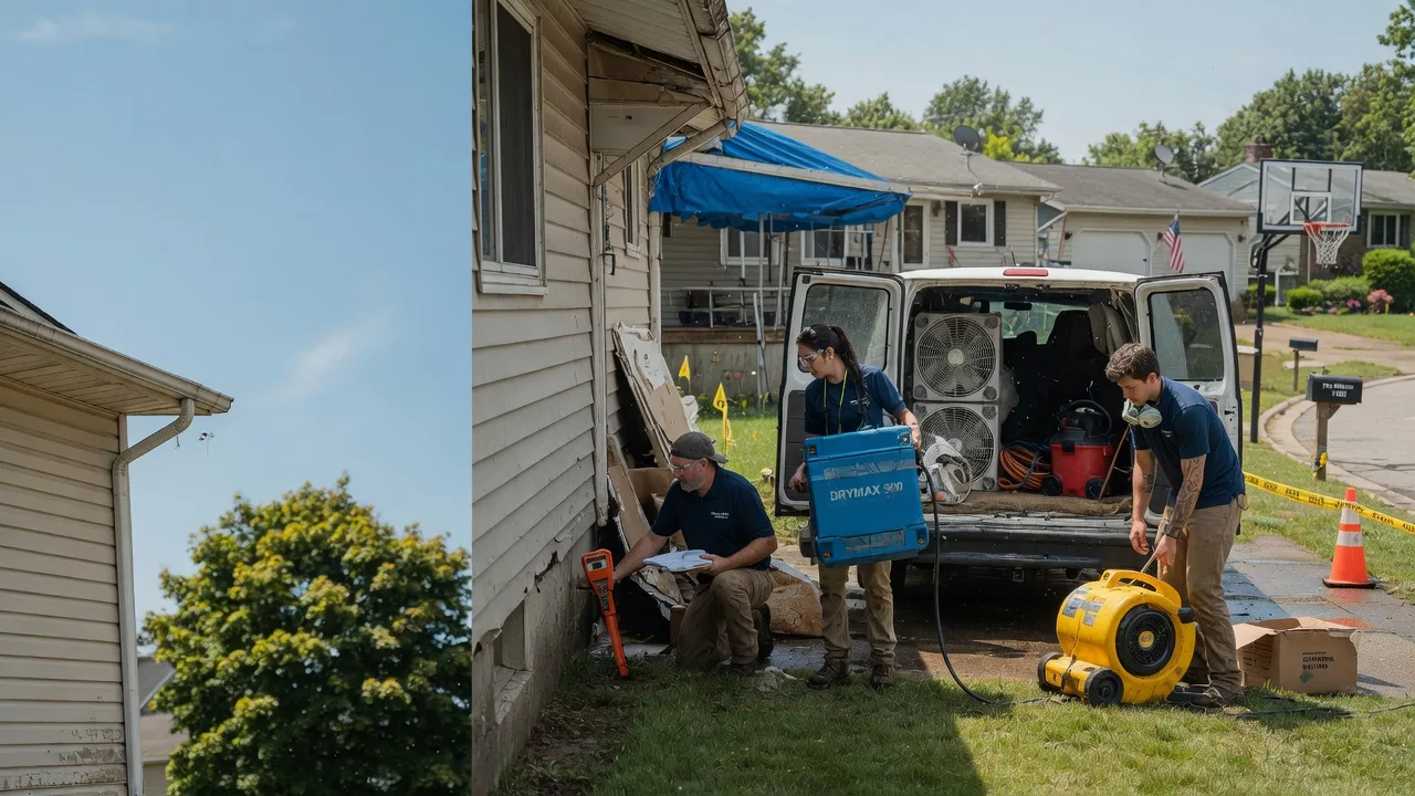 Ceiling Leak Cleanup in Langeloth, PA near me